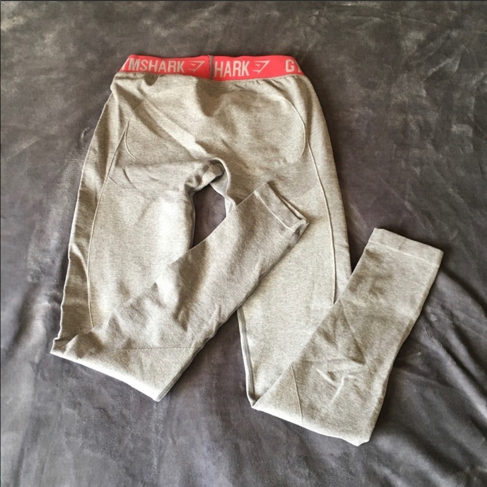 GYMSHARK Flex Leggings Long Pink/Gray legging